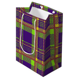 BOLSA DE REGALO MEDIANA PATRONES DE HALLOWEB DE COLORES BRILLANTES