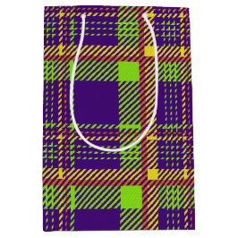 BOLSA DE REGALO MEDIANA PATRONES DE HALLOWEB DE COLORES BRILLANTES