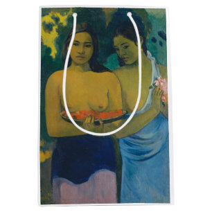 Bolsa De Regalo Mediana Paul Gauguin - Dos mujeres tahitianas