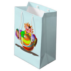Bolsa De Regalo Mediana Payaso feliz - Sonríe - Divertido