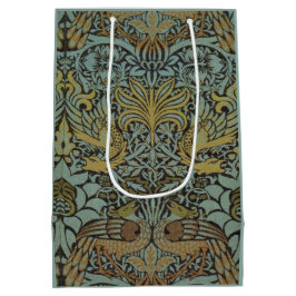 Bolsa De Regalo Mediana Peacock y Dragón (por William Morris)