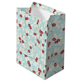 Bolsa De Regalo Mediana Pear Tree Holiday - Frost Blue
