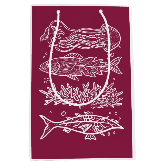 Bolsa De Regalo Mediana Pegatina (Anverso)