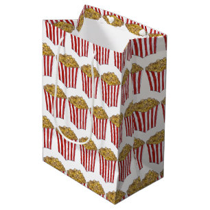 Bolsa De Regalo Mediana Película Noche de Sleepover Tub de palomitas de ma