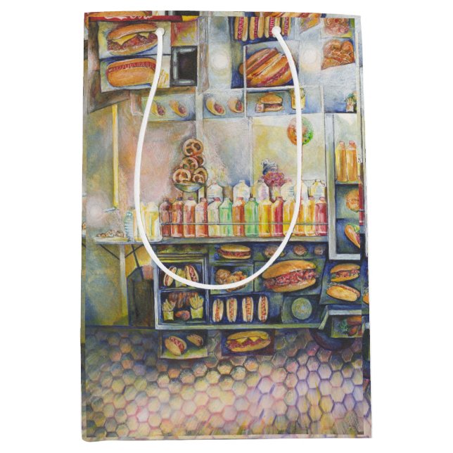 Bolsa De Regalo Mediana Peligrosamente Cerca De La Diversión (Anverso)