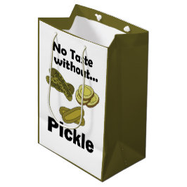 Bolsa De Regalo Mediana Pepinillos Sin Sabor Sin Fiesta de Pepinillos