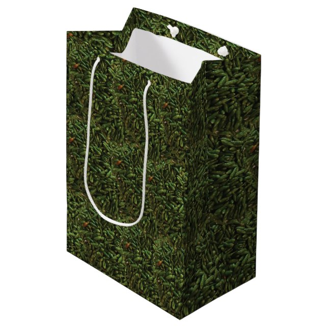 Bolsa De Regalo Mediana Pepper de chile verde (Angulo Anverso)