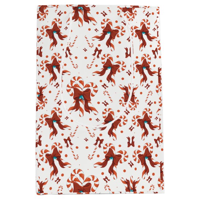 Bolsa De Regalo Mediana Peppermint Charm (Anverso)