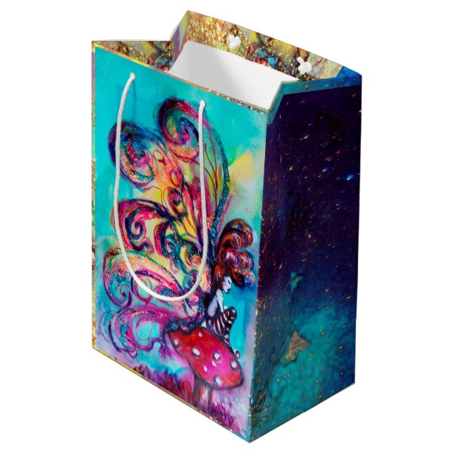 BOLSA DE REGALO MEDIANA PEQUEÑOS ELEMENTOS DE MUSHOROMS (Angulo reverso)