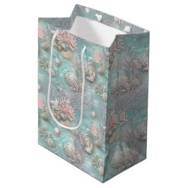 Bolsa De Regalo Mediana Perlas Bajo El Mar