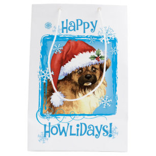 Bolsa De Regalo Mediana Perro de aguas feliz del tibetano de Howlidays