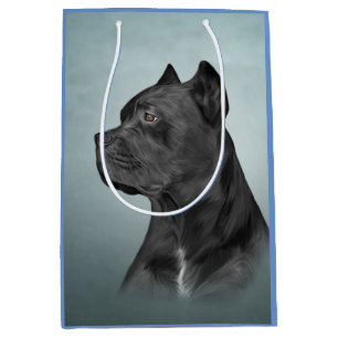 Bolsa De Regalo Mediana Perro de dibujo Canso Corso - Mastiff italiano