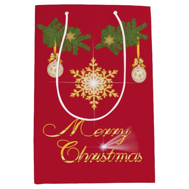 Bolsa De Regalo Mediana personalisierbare Geschenktüte für Weihnachten (Anverso)