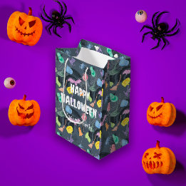 Bolsa De Regalo Mediana Personalizable Cute Halloween