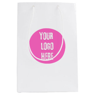 Bolsa De Regalo Mediana Personalizado Agrega tu logotipo aquí – Personaliz