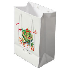 Bolsa De Regalo Mediana Personalizado Baby Shower Holy Guacamole Fiesta
