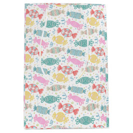 Bolsa De Regalo Mediana Personalizado de caramelos festivos multicolores