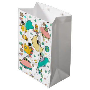 Bolsa De Regalo Mediana Personalizado del espacio ultraterrestre astronaut