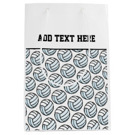 Bolsa De Regalo Mediana Personalizado Deportivo del equipo de voleibol Tex