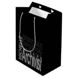 Bolsa De Regalo Mediana Personalizado Extraordinario de Archivist