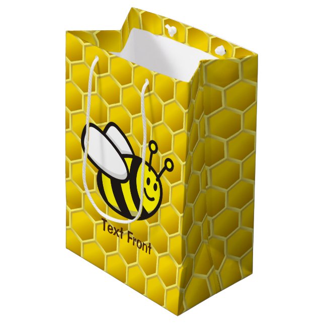 Bolsa De Regalo Mediana Personalizado Honeybee (Angulo Anverso)