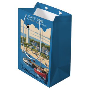 Bolsa De Regalo Mediana Personalizado Textos Cabo Cod Massachusetts