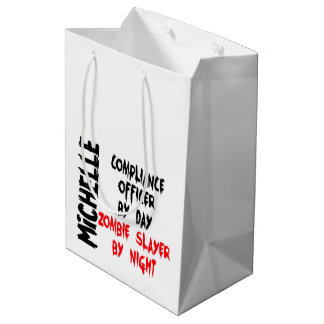 Bolsa De Regalo Mediana Personalizado Zombie Slayer