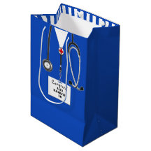 Personalized Nurse Graduation Medium Gift Bag
