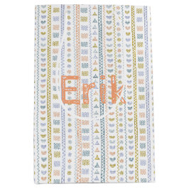 Bolsa De Regalo Mediana Personalized Scandinavian Folk Art Gift Bag