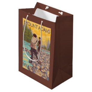 Bolsa De Regalo Mediana Pesca con mosca de las mujeres - soporte Adams,