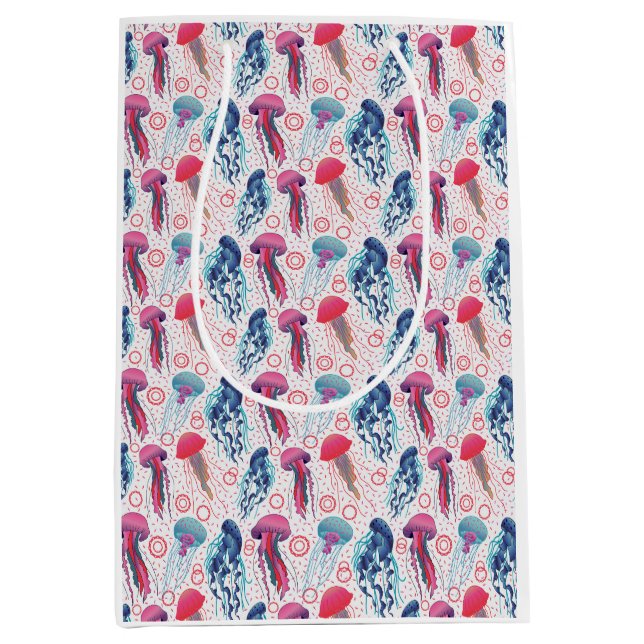 Bolsa De Regalo Mediana Pescados coloridos de gelatina (Anverso)