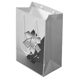 Bolsa De Regalo Mediana Pétalos de cromo