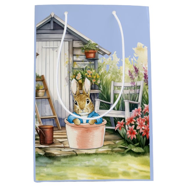 Bolsa De Regalo Mediana Peter the Rabbit Garden Shed (Anverso)