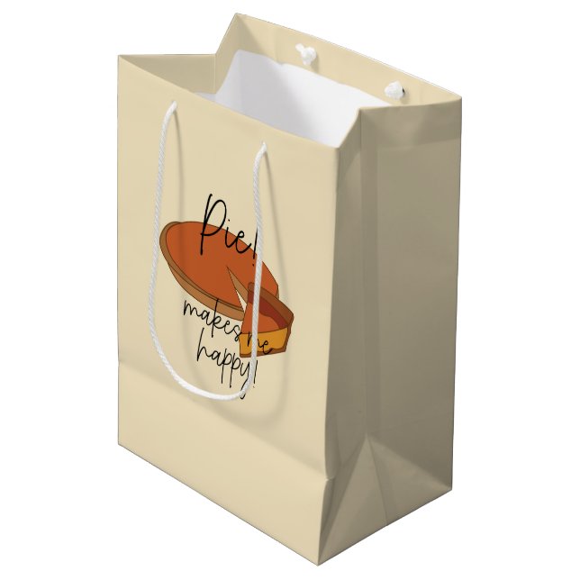 Bolsa De Regalo Mediana Pie me hace feliz (Angulo Anverso)