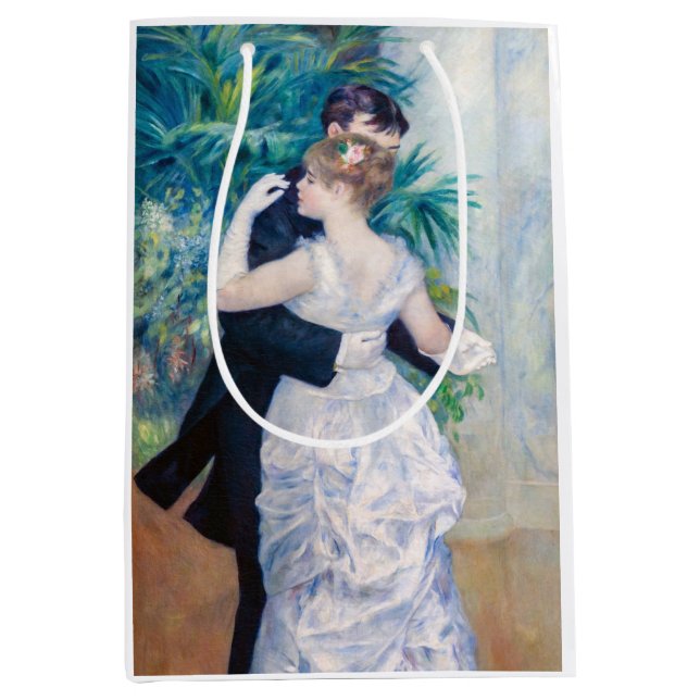 Bolsa De Regalo Mediana Pierre-Auguste Renoir - Danza de la ciudad (Anverso)
