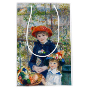 Bolsa De Regalo Mediana Pierre-Auguste Renoir - Dos hermanas en la terraza