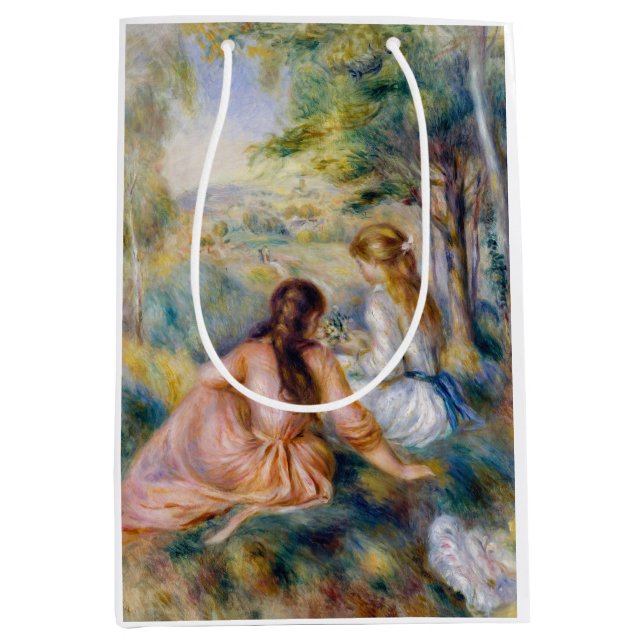 Bolsa De Regalo Mediana Pierre-Auguste Renoir - In the Meadow (Anverso)