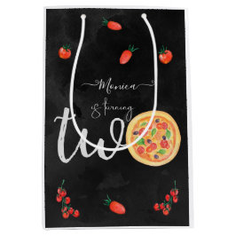 Bolsa De Regalo Mediana Pieza de diversión, segundo cumpleaños