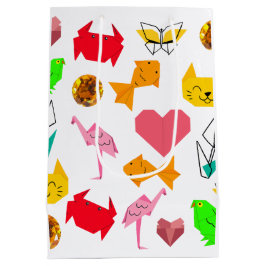 Bolsa De Regalo Mediana Pikitiez origami cáncer verano joya animal gato