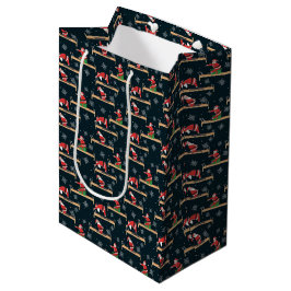 Bolsa De Regalo Mediana Pilates Santa Seamless Christmas Patterns