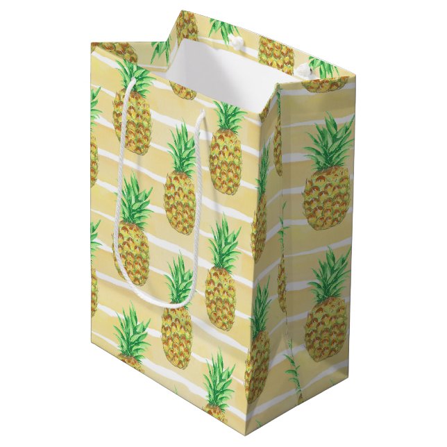Bolsa De Regalo Mediana Piña (Angulo Anverso)