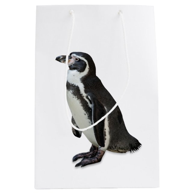 Bolsa De Regalo Mediana Pingüino (Anverso)