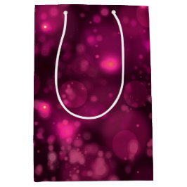 Bolsa De Regalo Mediana Pink Bokeh