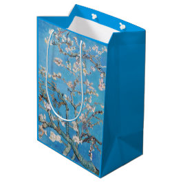 Bolsa De Regalo Mediana Pintura de arte de Almond Blossoms Blue Vincent va