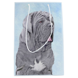 Bolsa De Regalo Mediana Pintura Neopolitana de Mastiff - Arte Perro Origin