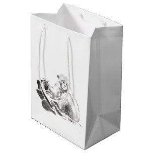 Bolsa De Regalo Mediana Pintura original del año 2016 del mono chino