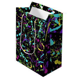 Bolsa De Regalo Mediana Pintura salpicada-Colorido-