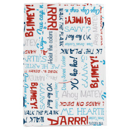 Bolsa de regalo mediana pirata de lemas piratas Fi