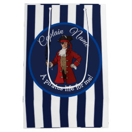 Bolsa De Regalo Mediana Pirata Nautical Blue Boy