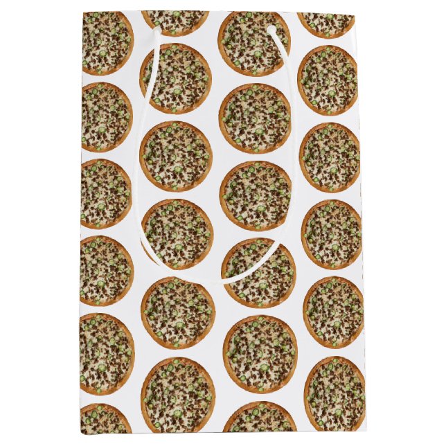 Bolsa De Regalo Mediana Pizza (Anverso)